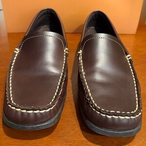Women's Brown Leather Loafers